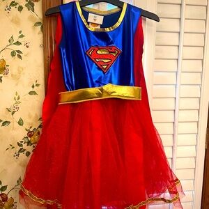 Girls Size Medium (4-6) DC Supergirl costume